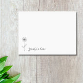 Botanische Daisy Line Art Bloem Post-it® Notes