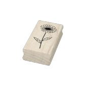 Botanische Daisy Line Art Bloem Rubberstempel (Stempel)