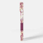 Botanische damast roze pruim eigen naam Case-Mate iPhone case (Achterkant / Links)