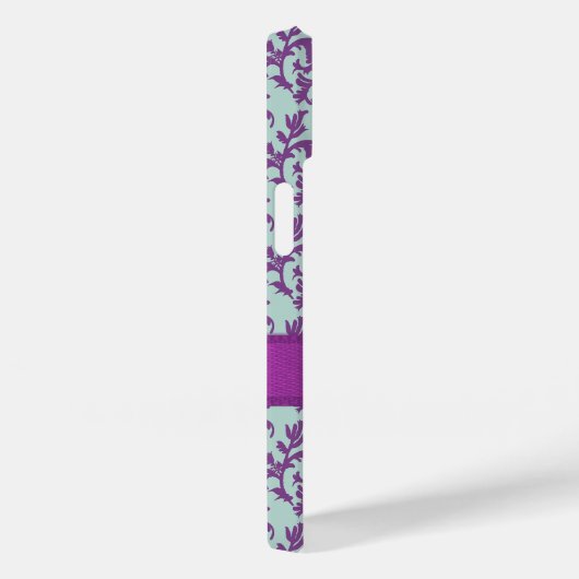 Botanische dameskapper paarse smaragdmicrofoon Case-Mate iPhone case (Achterkant / Rechts)