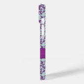 Botanische dameskapper paarse smaragdmicrofoon Case-Mate iPhone case (Achterkant / Links)