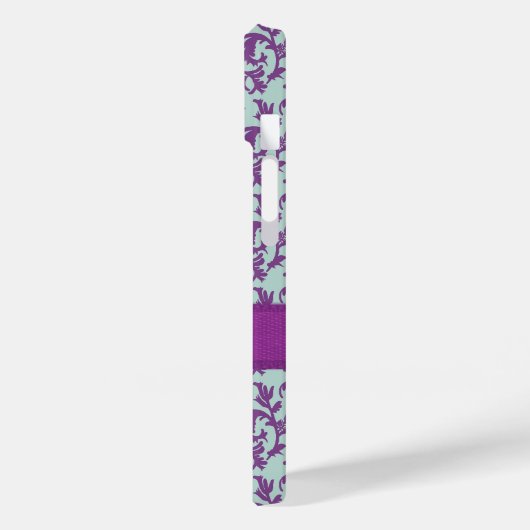 Botanische dameskapper paarse smaragdmicrofoon Case-Mate iPhone case (Achterkant / Links)