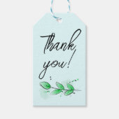 Botanische dank u Gift Label Cadeaulabel (Voorkant)