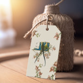 Botanische dank u Gift Label Cadeaulabel