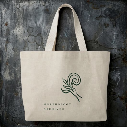 Botanische Dark Academia Tuin Leesgeschenk Grote Tote Bag