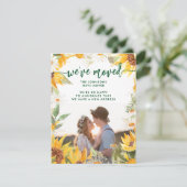 Botanische de Bloem van de Zon Verandering van het Aankondiging (Staand voorkant)