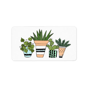 Botanische decoratieve Sticker