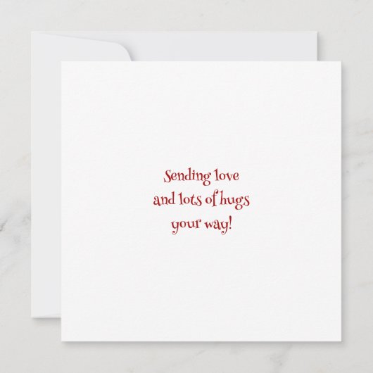  botanische | Denken aan je vriendschap Kaart (Achterkant)