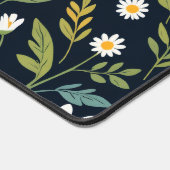 Botanische Desk Mat - Bloemen Mousepad met huisjes (Hoek)