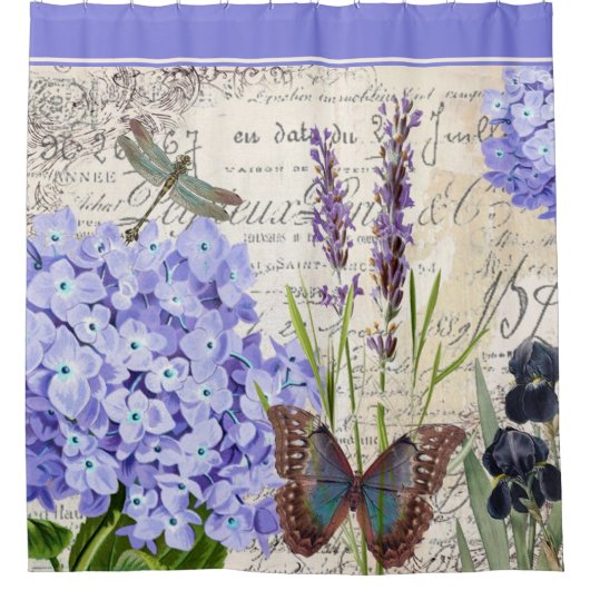 Botanische douchgordijn douchegordijn (Voorkant)