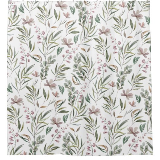 Botanische douchgordijn douchegordijn (Voorkant)