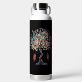 Botanische drank – Bloemige geïsoleerde fles voor (Voorkant)