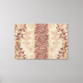 Botanische dromen in Tan Large Canvas Print (Voorkant)