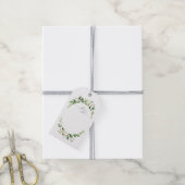 Botanische Droom Groen Gift Label Zitplaatsen Kaar Cadeaulabel (Met Touw)