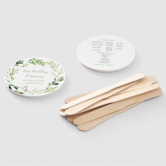 Botanische droom RONDE Fans Handwaaier (Niet-gemonteerd)