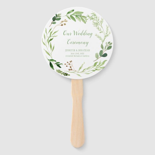 Botanische droom RONDE Fans Handwaaier (Voorkant)