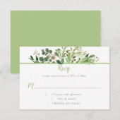 Botanische droom RSVP (Voorkant / Achterkant)