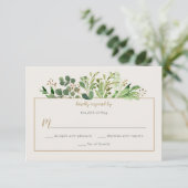 Botanische droom Rustic Greenery Bleek Ivory RSVP  (Staand voorkant)