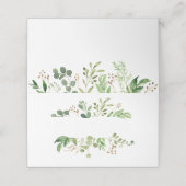 Botanische droom rustieke groene plaats kaarten plaatskaartje (Buitenkant ongevouwen)