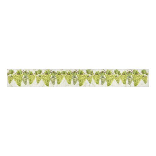 Botanische druiven grosgrain lint (Voorkant)
