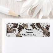 Botanische  druiventrosserij etiket (Insitu)