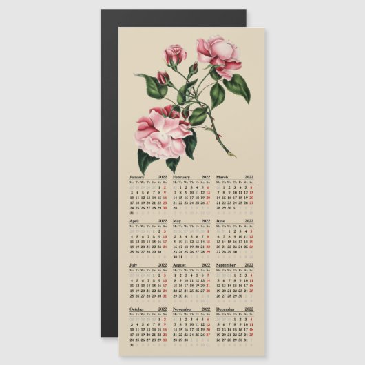  botanische druk 2022 kalender (Voorkant / Achterkant)