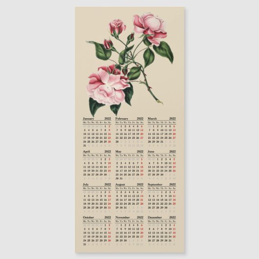  botanische druk 2022 kalender (Voorkant)