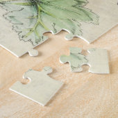 botanische dubbele Chinese primrose Legpuzzel (Zijkant)