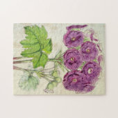 botanische dubbele Chinese primrose Legpuzzel (Horizontaal)