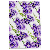 Botanische Duranta Skyflower paarse bloemkunst Medium Cadeauzakje (Voorkant)