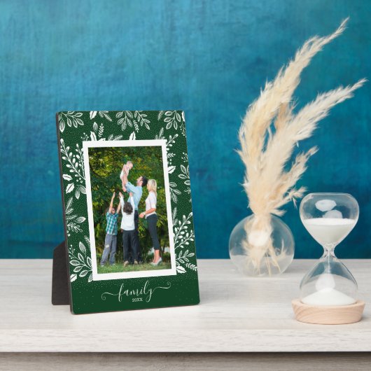 Botanische Easel Rug Frameless Photo Holder Fotoplaat (Zijkant)