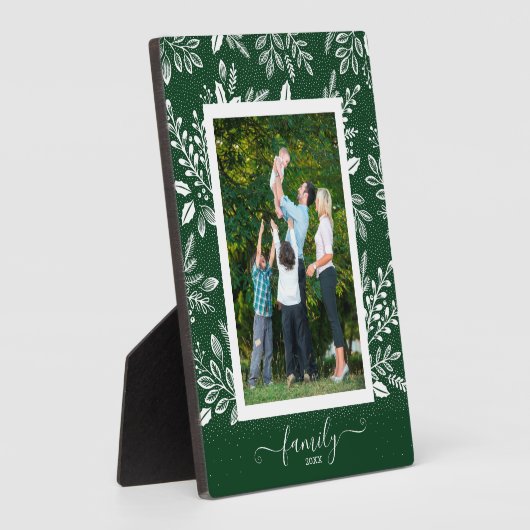 Botanische Easel Rug Frameless Photo Holder Fotoplaat (Zijkant)