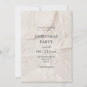 Botanische Ebony & Ivoor Kerstvakantie Partij Feestdagenkaart (Voorkant)