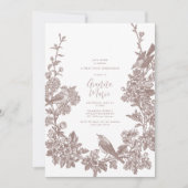 Botanische Eerste Communie Uitnodiging (Voorkant)