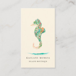 Botanische eilanden Seahorse Blush Visitekaartje