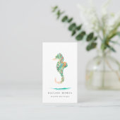 Botanische eilanden Seahorse Visitekaartje (Staand voorkant)