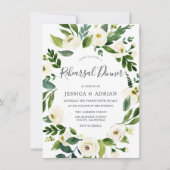 Botanische elastische hartritmerepetitie nodigt ui kaart (Voorkant)