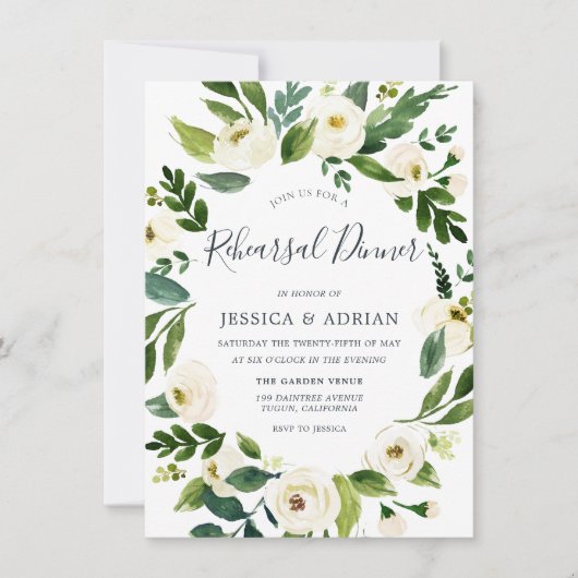 Botanische elastische hartritmerepetitie nodigt ui kaart (Voorkant)