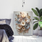 Botanische Elegante 3D Bloemkunst Poster