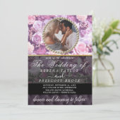 Botanische Elegante Fotobruiloft Alles in een Kaart (Staand voorkant)