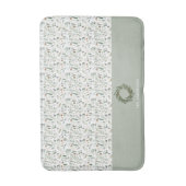 Botanische elegante moderne familie cadeau decor badmat (Voorkant Verticaal)