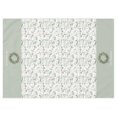 Botanische elegante moderne familie cadeau decor tafelkleed (Voorkant (Horizontaal))