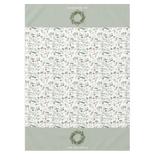 Botanische elegante moderne familie cadeau decor tafelkleed