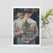 Botanische elegantie | Aankondiging van het fotowe (Staand voorkant)