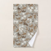  botanische elegantie bad handdoek (Handdoek)
