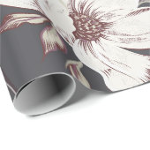 Botanische elegantie cadeaupapier (Rol Hoek)