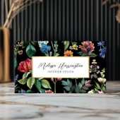 botanische elegantie designer visitekaartje