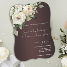 Botanische Elegantie en Witte Rozen Marsala Bruilo
