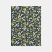 botanische elegantie fleece deken (Voorkant)