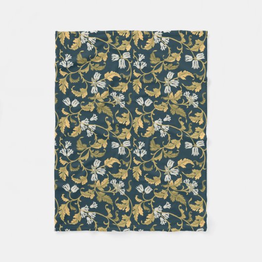  botanische elegantie fleece deken (Voorkant)